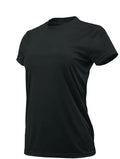 Women's Classic Black Crew Neck T-Shirt